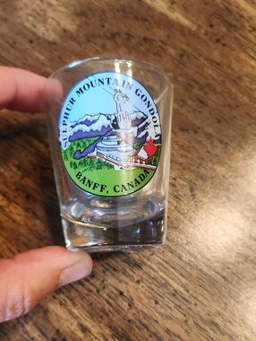 Sulphur Mountain Gondola Banff Canada Clear Shot Glass